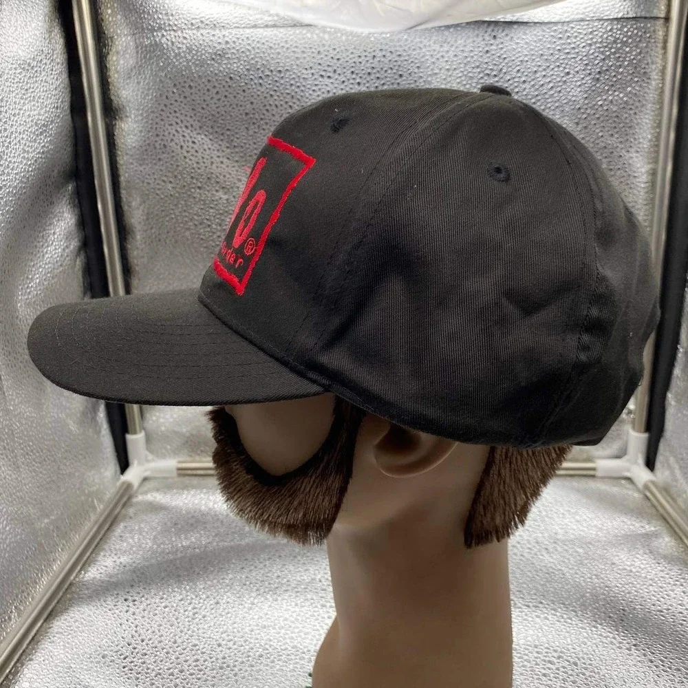 Vintage WCW nWo New World Order Hat Men OS Black Wolfpac Wrestling Snapback‎ Cap